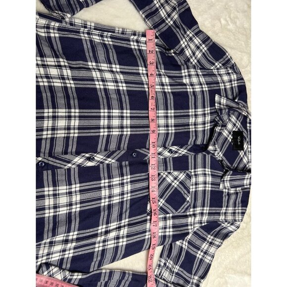 Rails hunter plaid button down flannel womens size medium - Picture 4 of 5